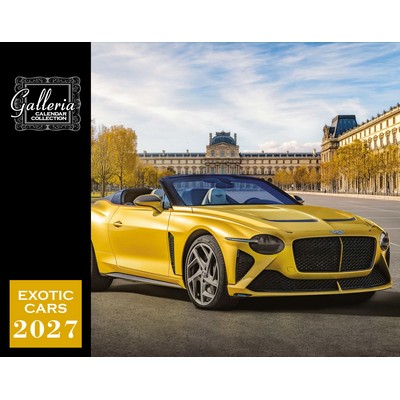 Galleria Wall Calendar 2027 Exotic Cars Eng.